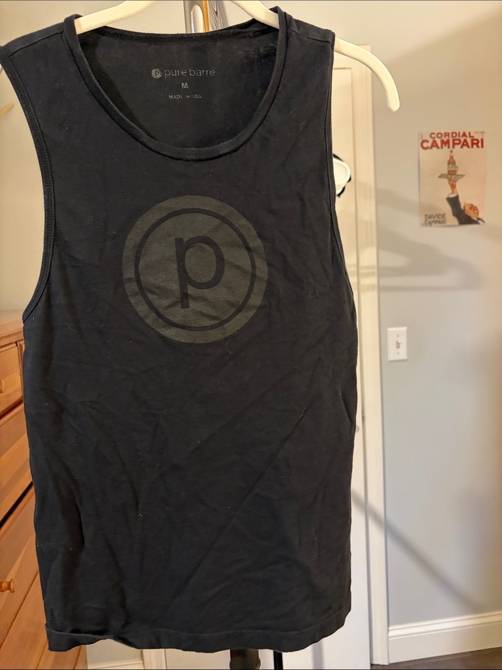 Pure Barre Black Logo Muscle Tank